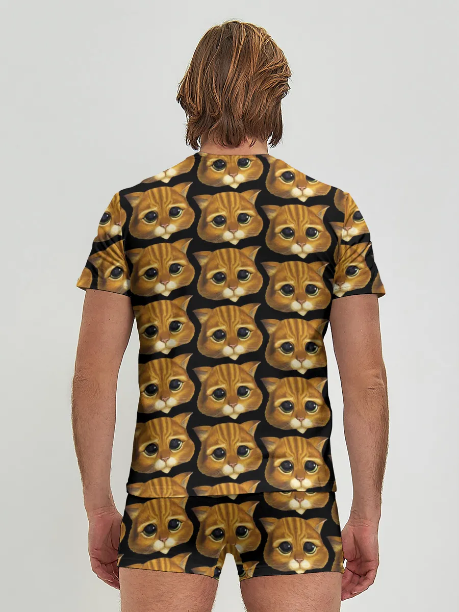 Мужские трусы с футболкой / КОТ В САПОГАХ из ШРЕКА