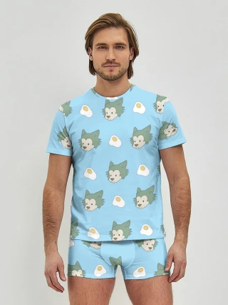 Мужские трусы с футболкой / Legosi pattern
