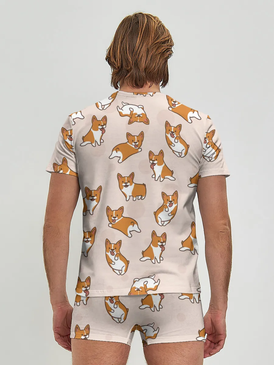 Мужские трусы с футболкой / Корги | Разные