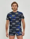 Мужские трусы с футболкой / HYUNDAI / ХЕНДАЙ / 3D ПЛИТЫ