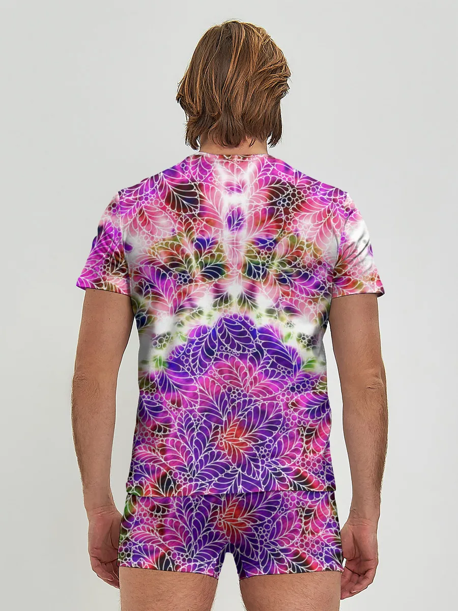 Мужские трусы с футболкой / Тай-дай