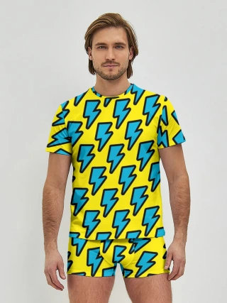 Мужские трусы с футболкой / Молнии