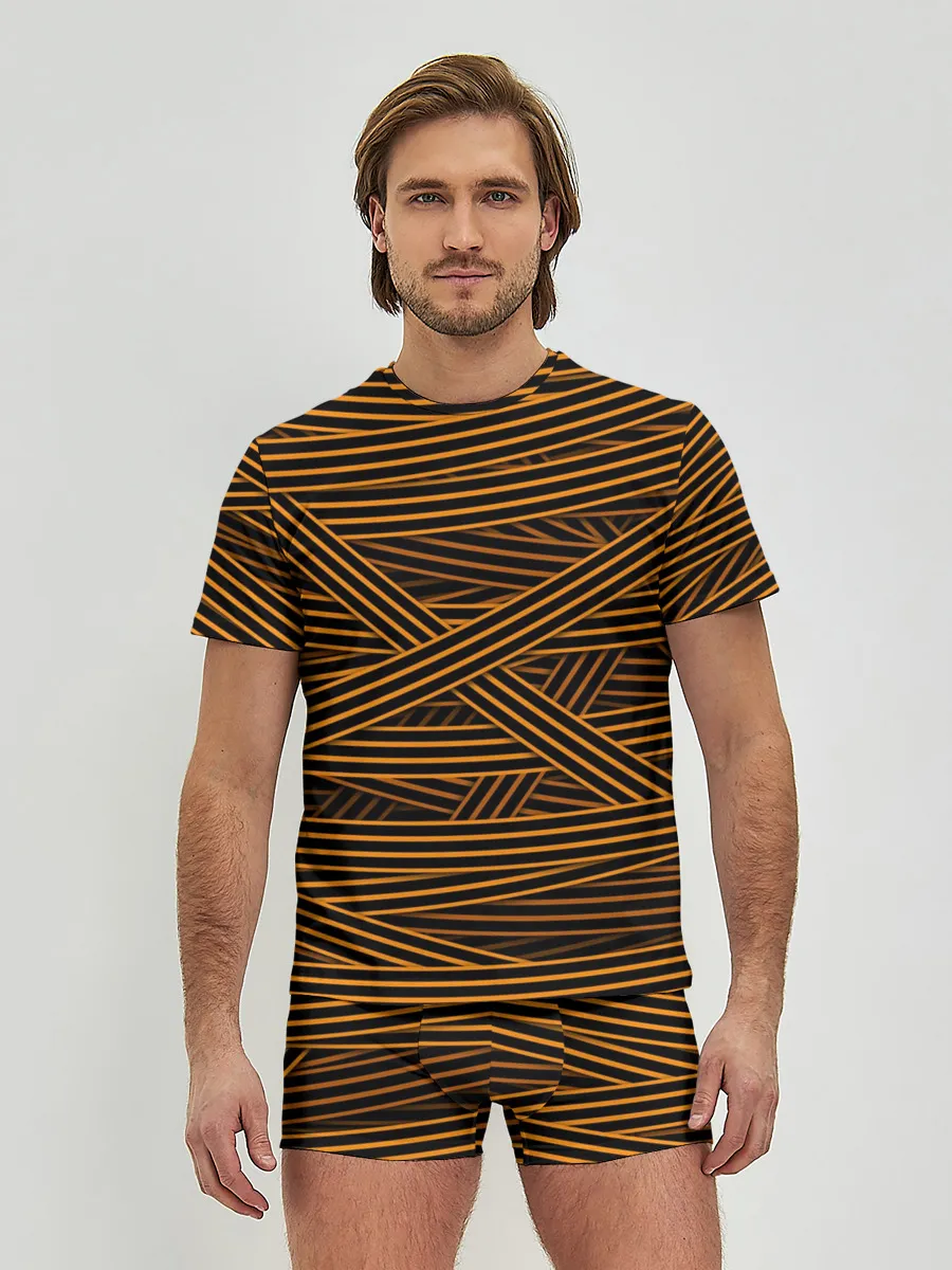 Мужские трусы с футболкой / ГЕОРГИЕВСКАЯ ЛЕНТА КАМУФЛЯЖ