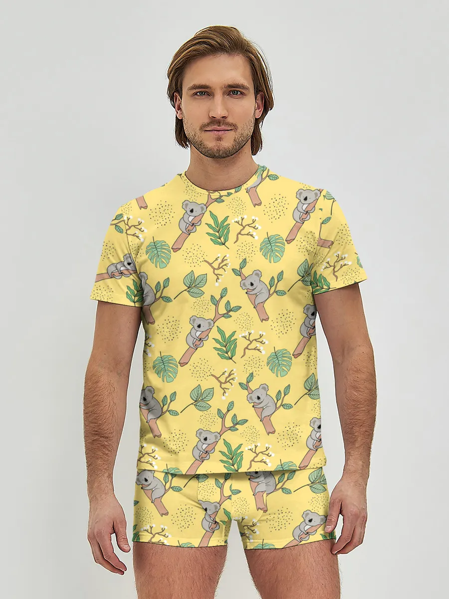 Мужские трусы с футболкой / Sweet koalas