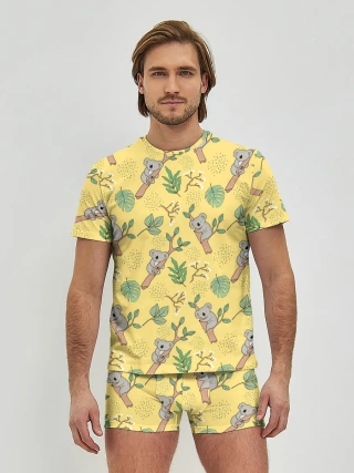 Мужские трусы с футболкой / Sweet koalas