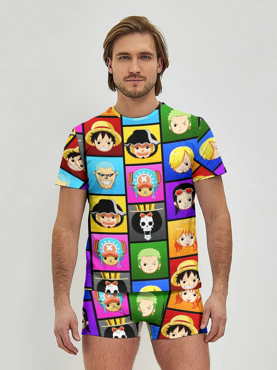 Мужские трусы с футболкой / ONE PIECE / ВАН ПИС / ГЕРОИ