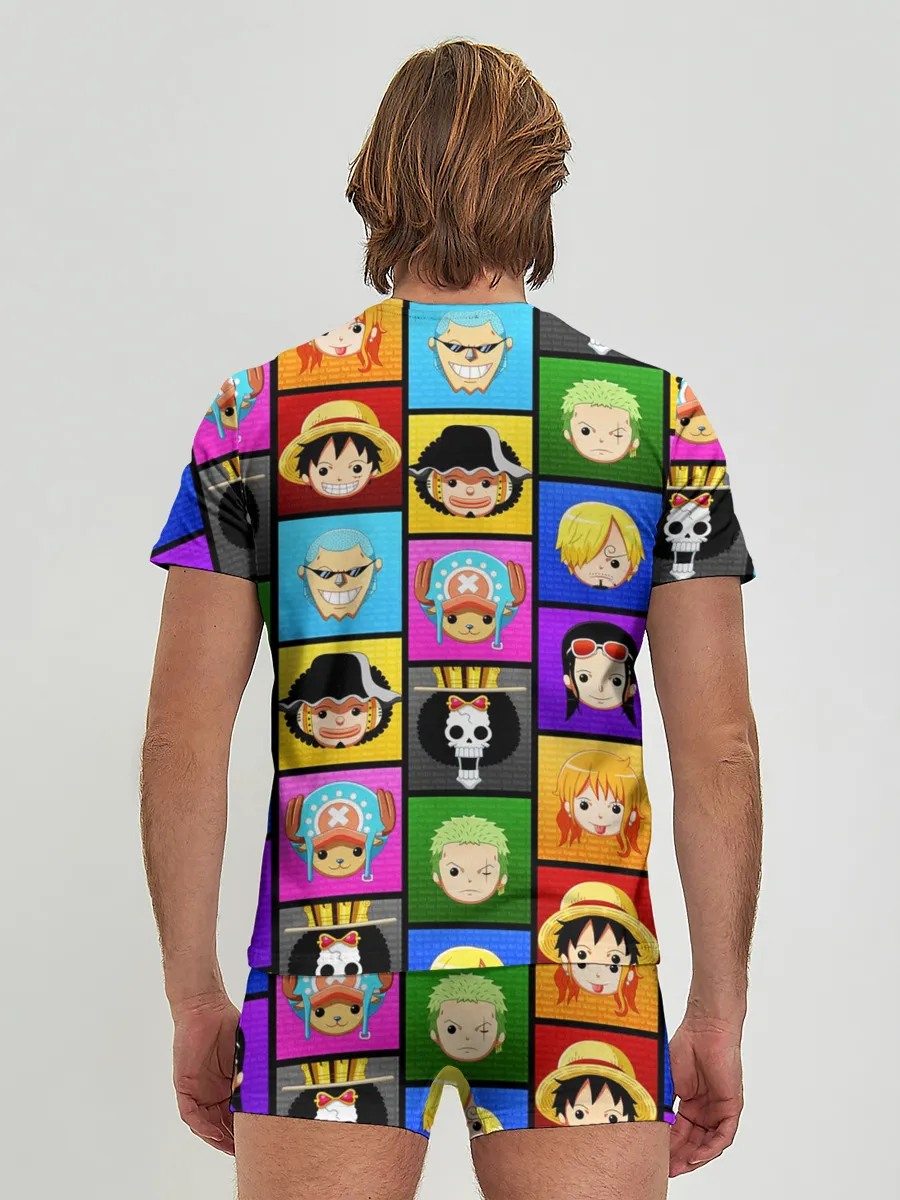 Мужские трусы с футболкой / ONE PIECE / ВАН ПИС / ГЕРОИ