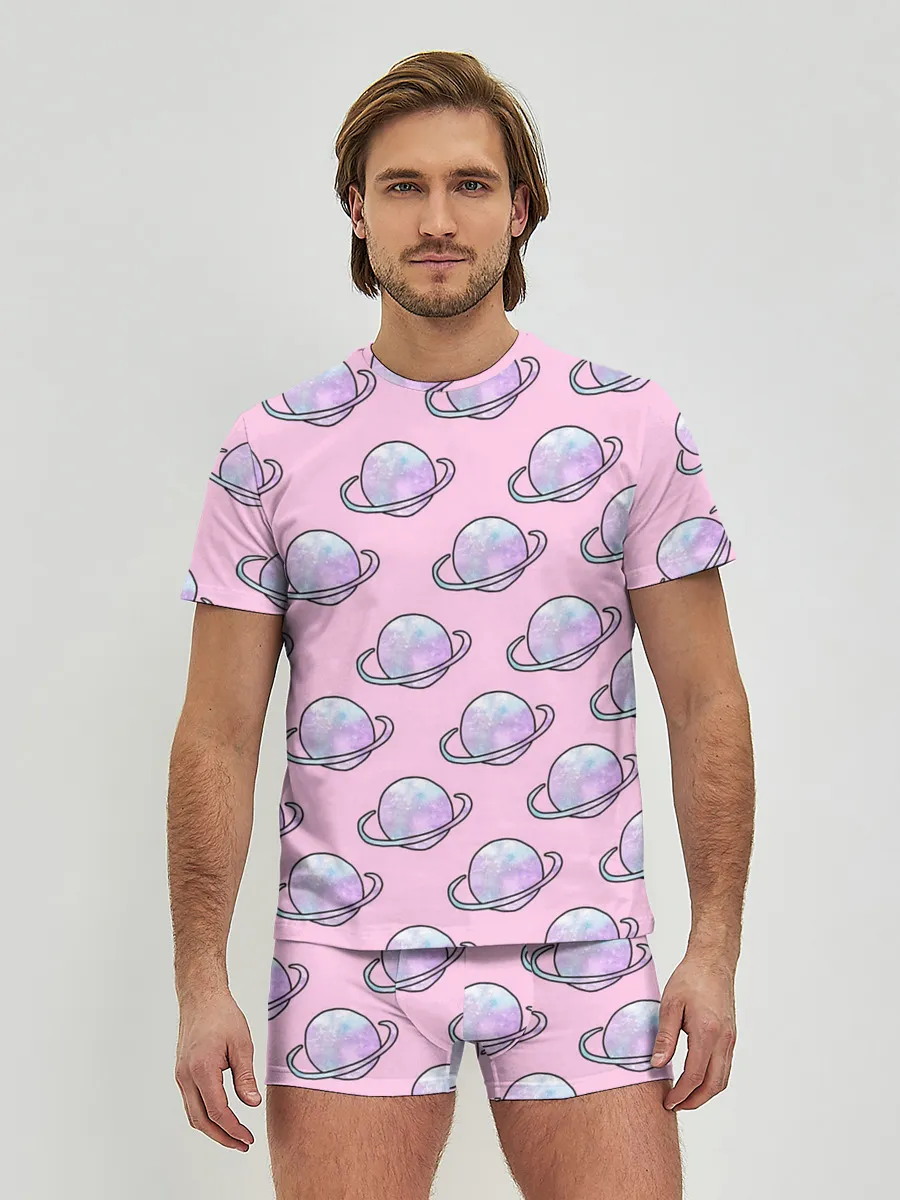 Мужские трусы с футболкой / Сатурн
