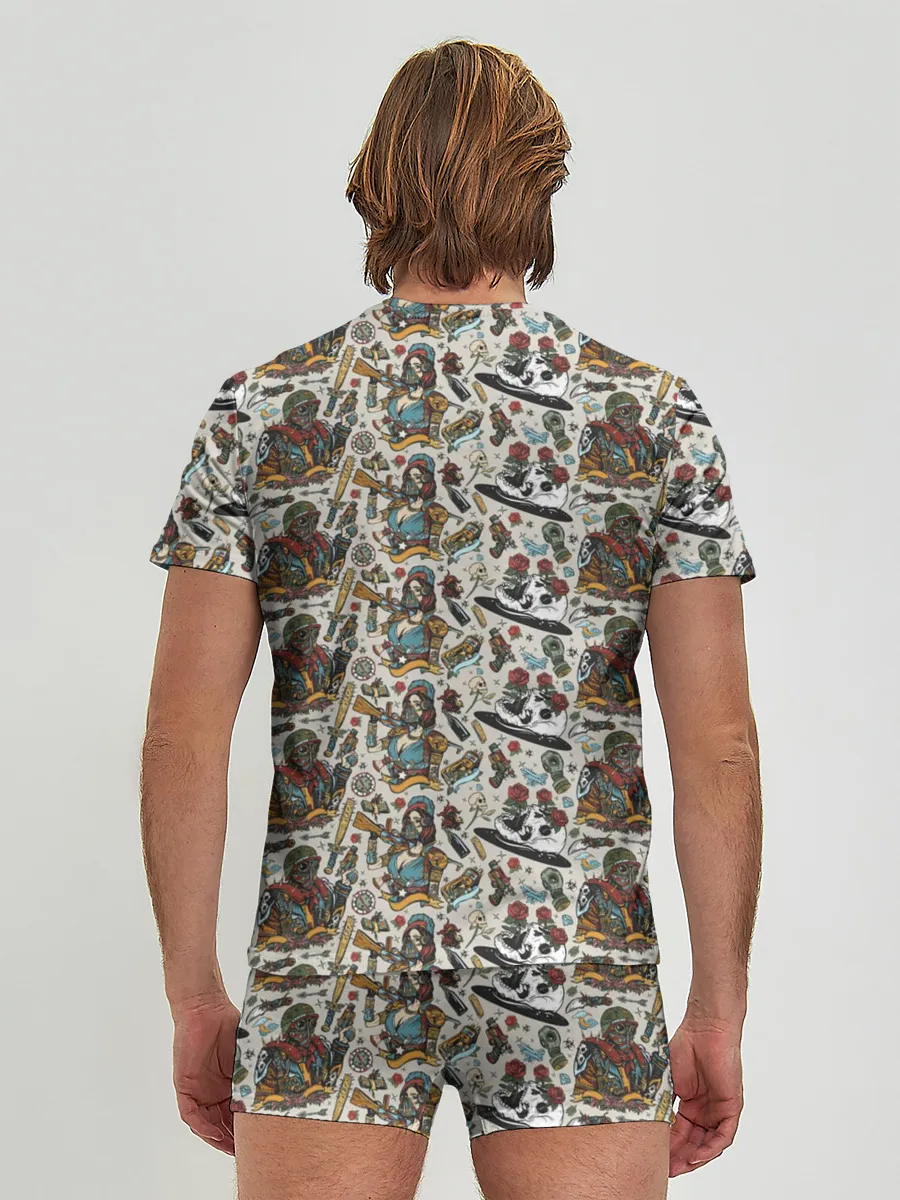 Мужские трусы с футболкой / апокалипсис / конец света