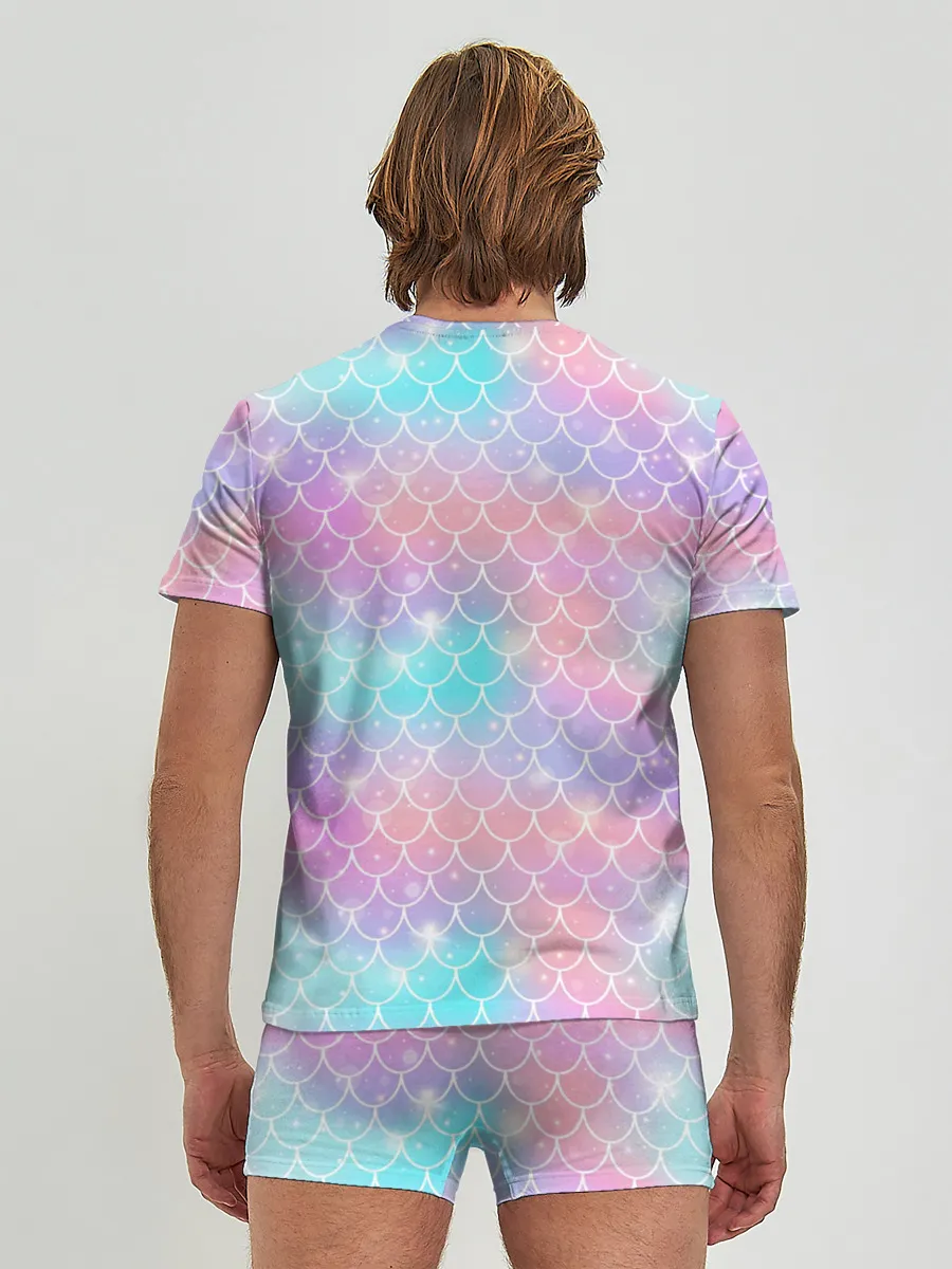 Мужские трусы с футболкой / РУСАЛКА | ЧЕШУЯ