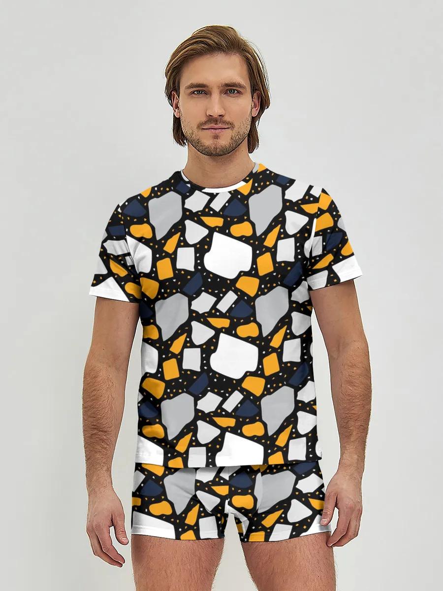 Мужские трусы с футболкой / Венецианское Терраццо | Venice