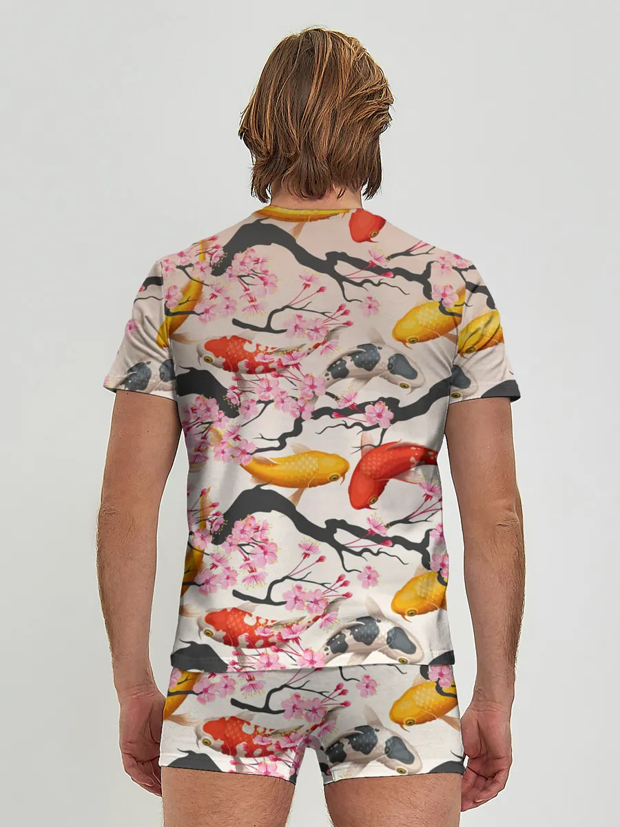 Мужские трусы с футболкой / Рыбы