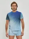 Мужские трусы с футболкой / Текстура. Оттенки льда