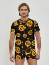 Мужские трусы с футболкой / BINANCE / БИНАНС / УЗОР