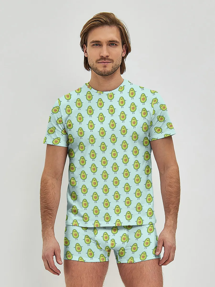 Мужские трусы с футболкой / Авокадики