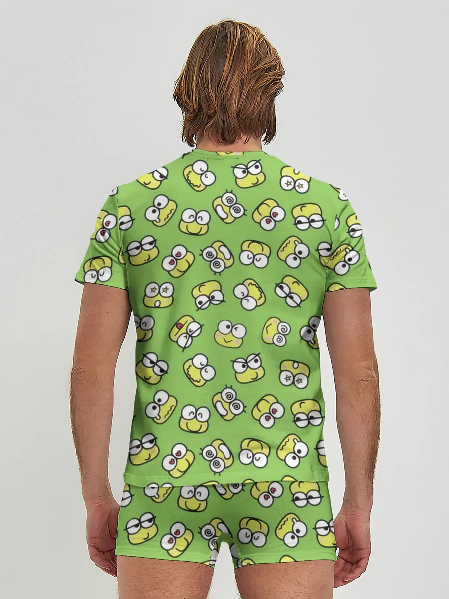 Мужские трусы с футболкой / Смайлы Лягушки