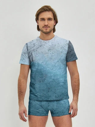 Мужские трусы с футболкой / Blue Glass