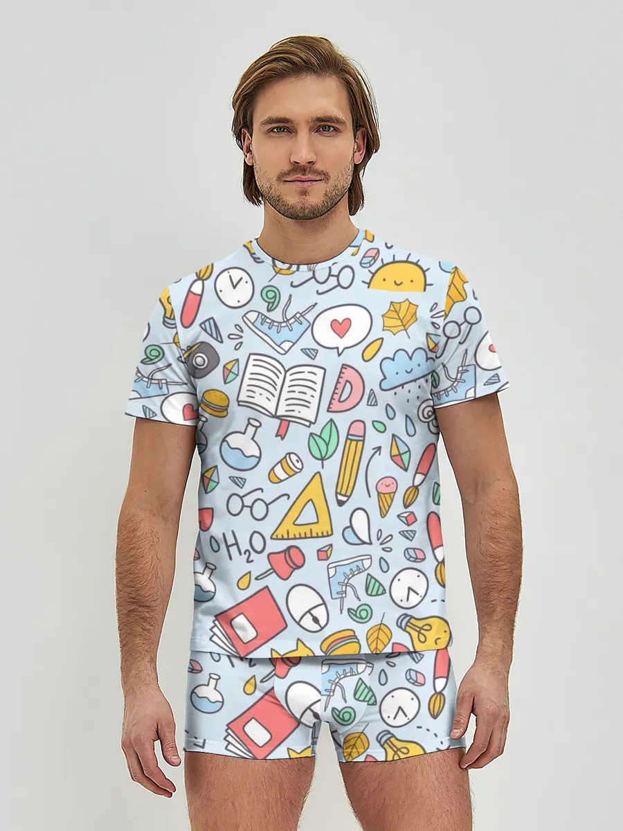 Мужские трусы с футболкой / Школьная