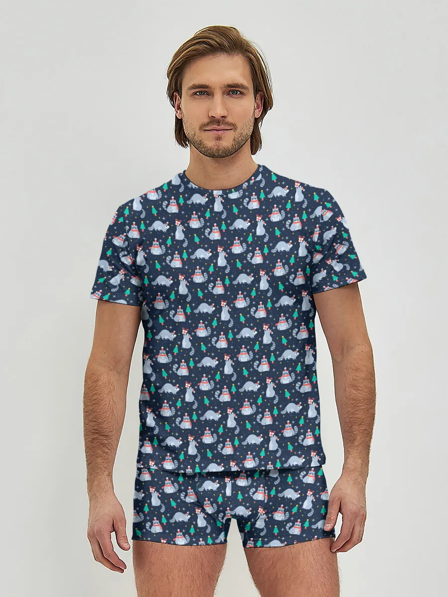 Мужские трусы с футболкой / НОВОГОДНИЙ ЕНОТ | COON