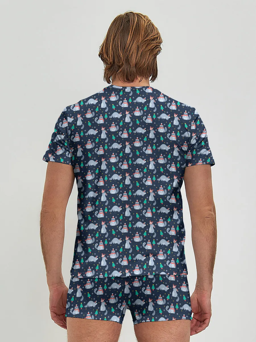 Мужские трусы с футболкой / НОВОГОДНИЙ ЕНОТ | COON