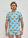 Мужские трусы с футболкой / Папайа паттерн