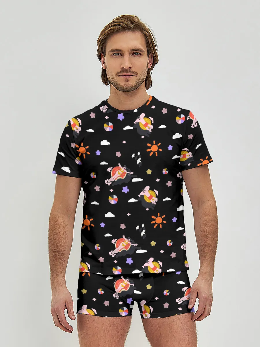 Мужские трусы с футболкой / отпуск