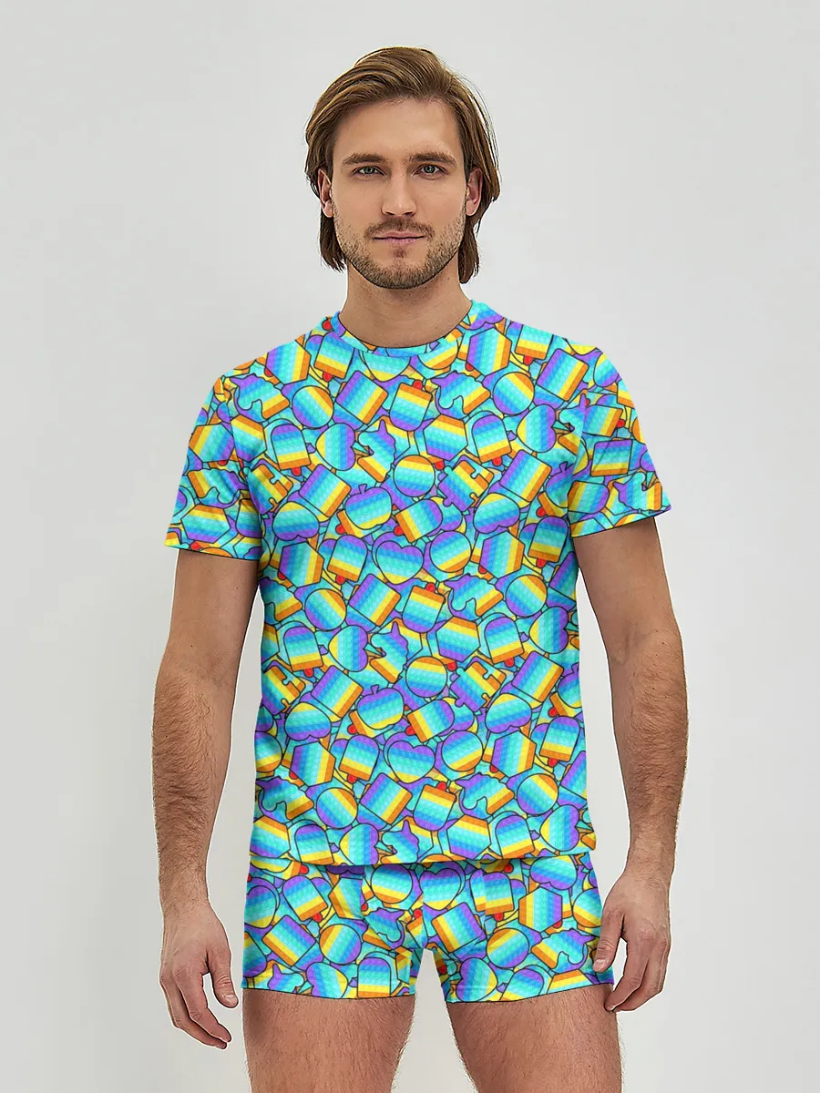 Мужские трусы с футболкой / POP IT MIX | ПОП ИТ