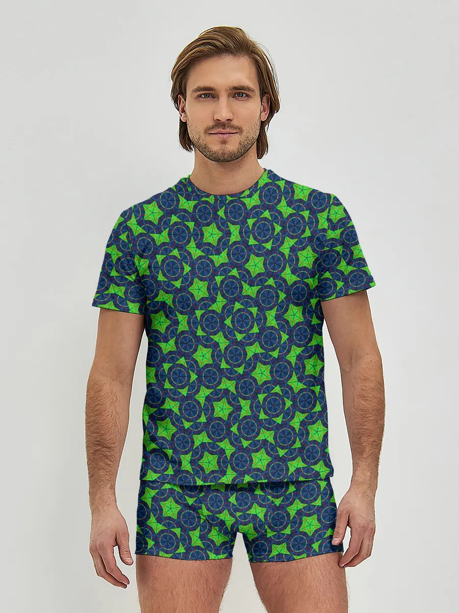 Мужские трусы с футболкой / Циркуль и линейка