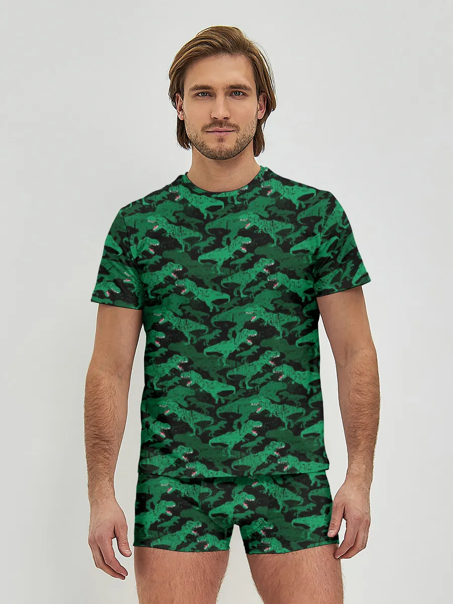 Мужские трусы с футболкой / Динозавры