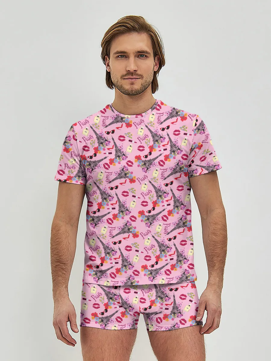 Мужские трусы с футболкой / Париж