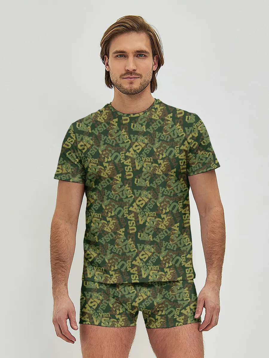 Мужские трусы с футболкой / USA