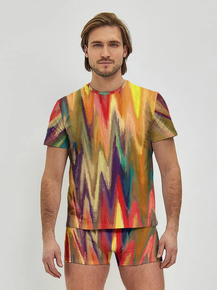 Мужские трусы с футболкой / Секрет иката