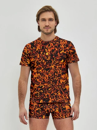 Мужские трусы с футболкой / Лавовое расторжение