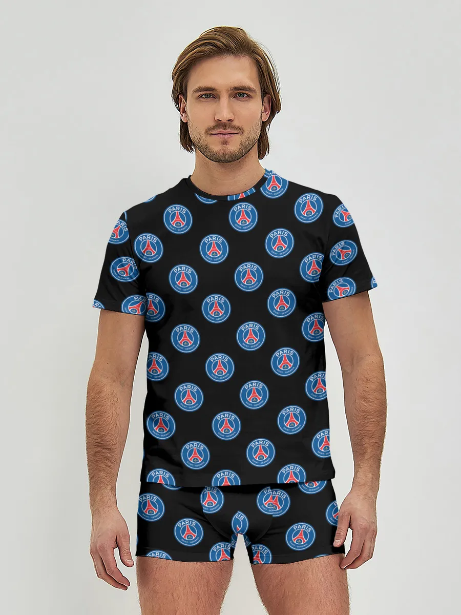 Мужские трусы с футболкой / ПСЖ ПАТТЕРН | PSG PATTERN