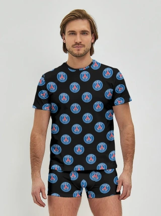 Мужские трусы с футболкой / ПСЖ ПАТТЕРН | PSG PATTERN