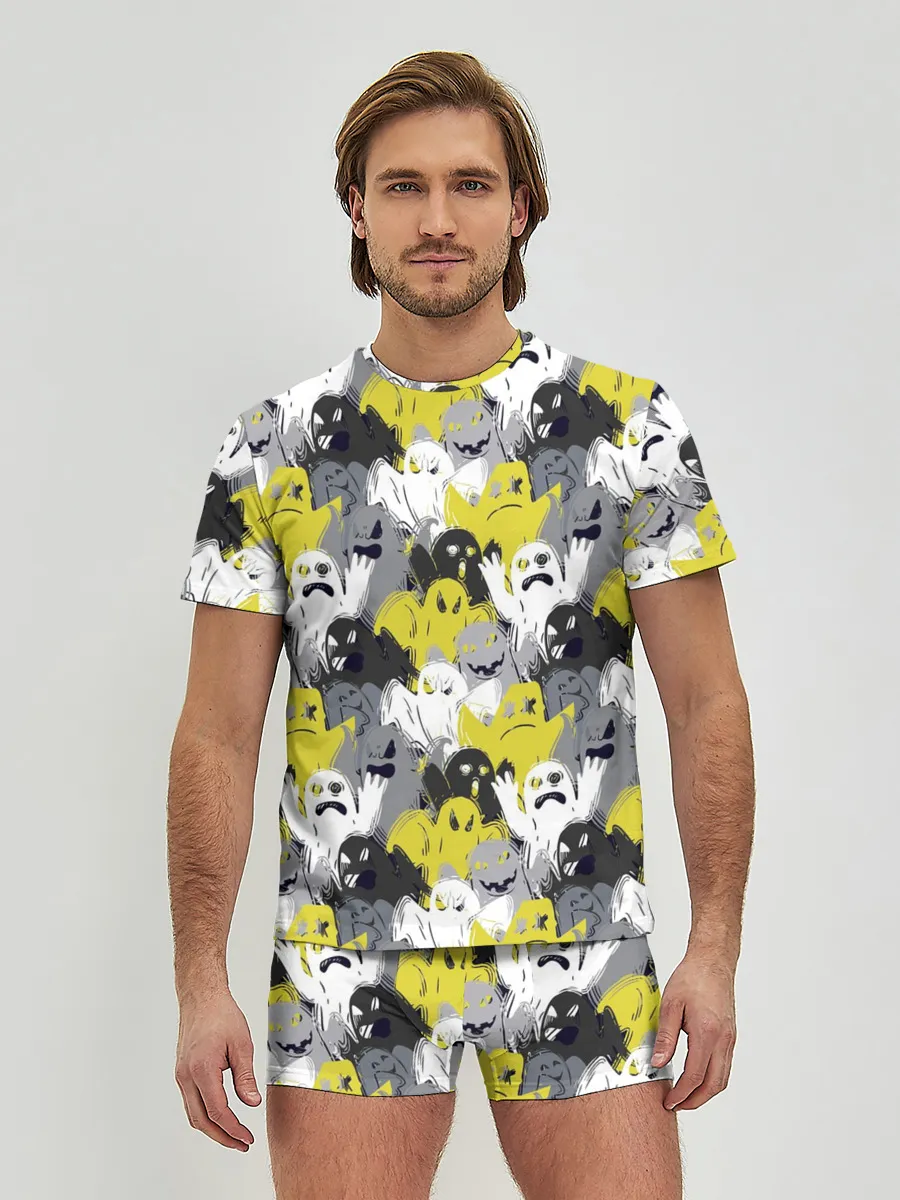 Мужские трусы с футболкой / Привидения