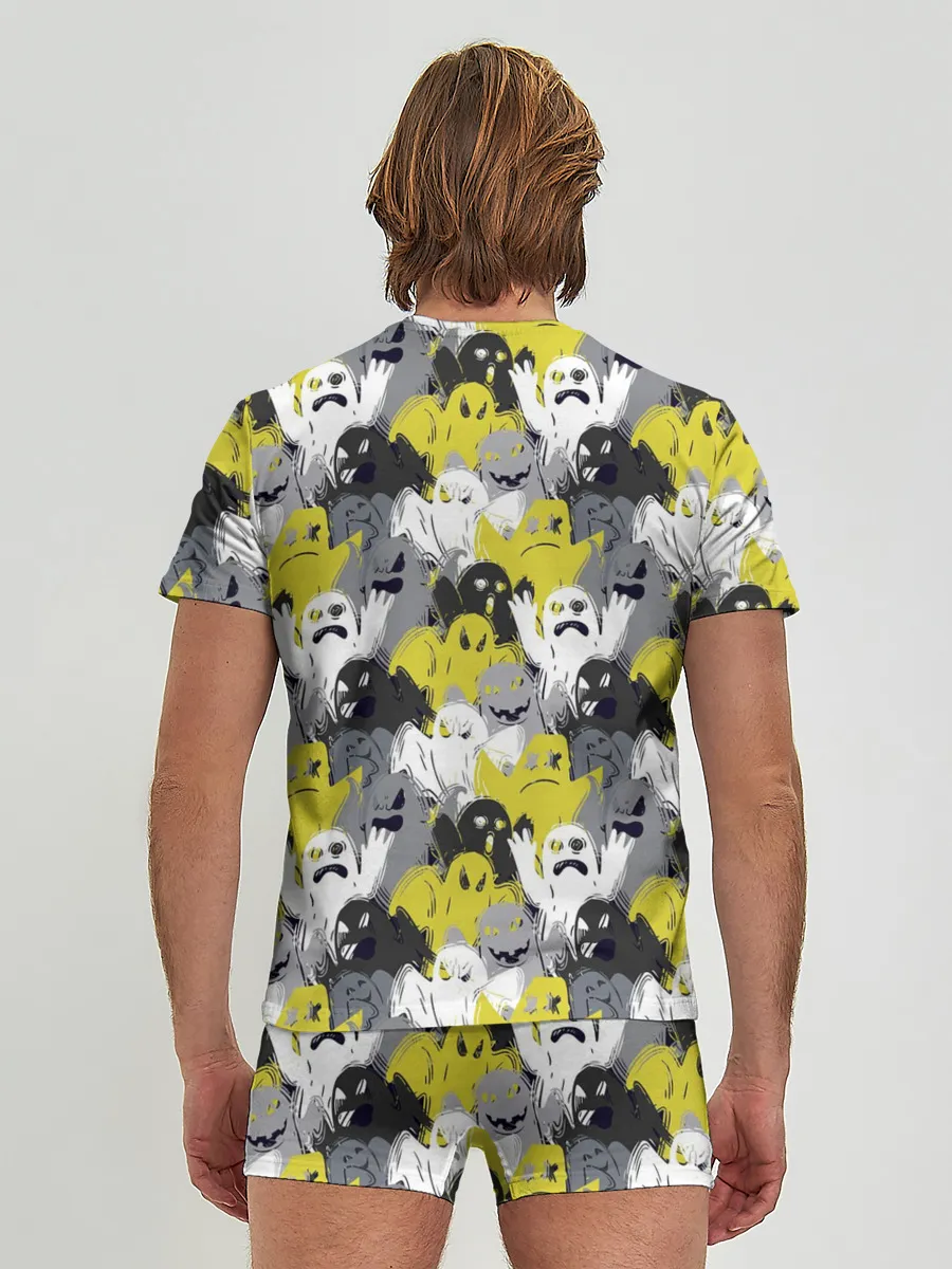 Мужские трусы с футболкой / Привидения