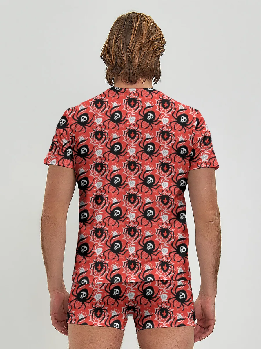 Мужские трусы с футболкой / Пауки