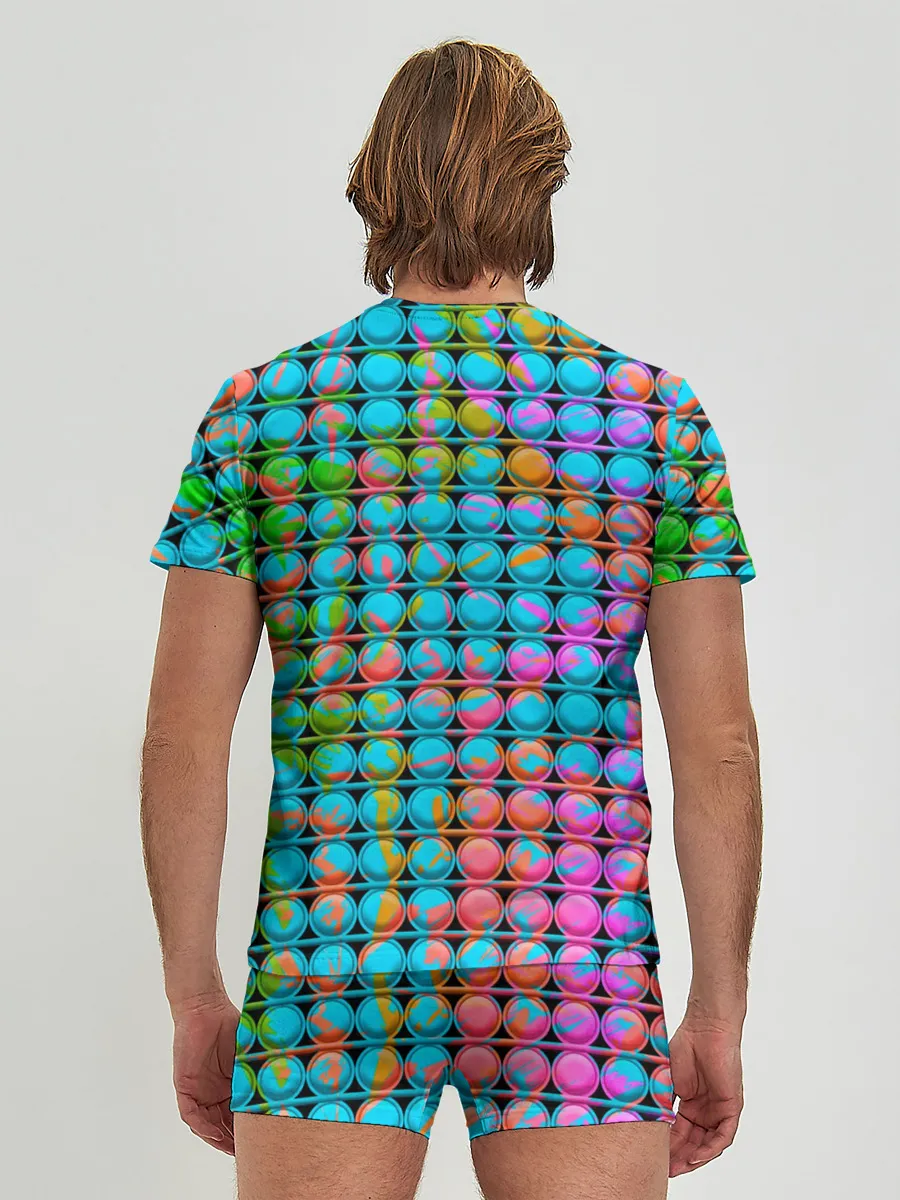 Мужские трусы с футболкой / POP IT | Взрыв Красок