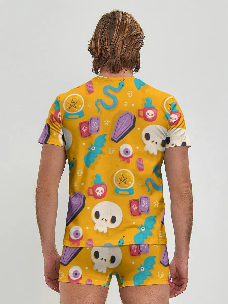 Мужские трусы с футболкой / Весенний Хэллоуин