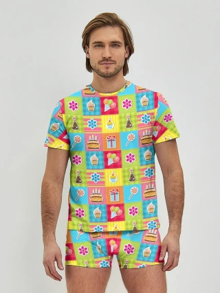 Мужские трусы с футболкой / День Рождения