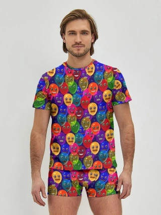 Мужские трусы с футболкой / Шарики