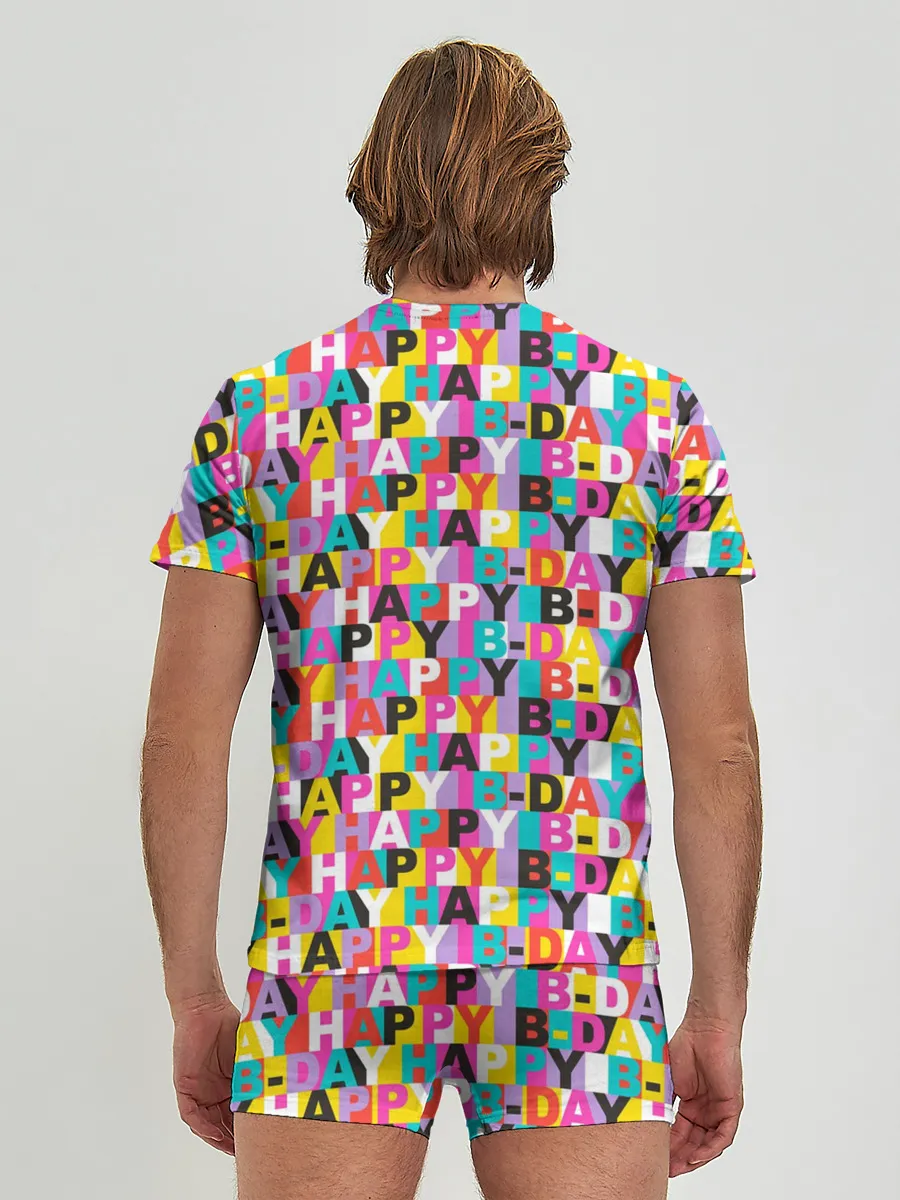 Мужские трусы с футболкой / Happy Birthday