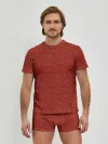 Мужские трусы с футболкой / Красная вязь