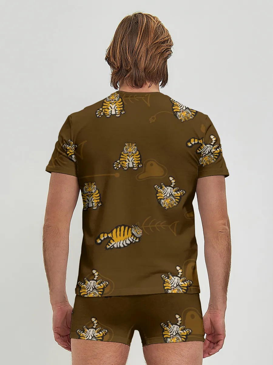 Мужские трусы с футболкой / Тигрята