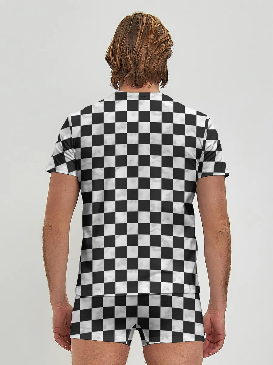 Мужские трусы с футболкой / Шахматист