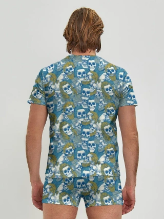 Мужские трусы с футболкой / Стильные Мертвецы