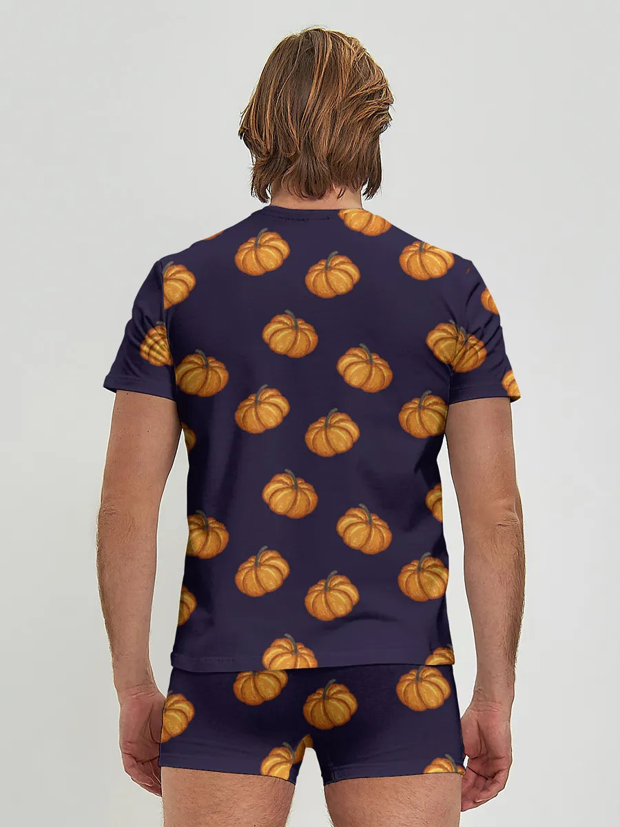 Мужские трусы с футболкой / Тыквенный