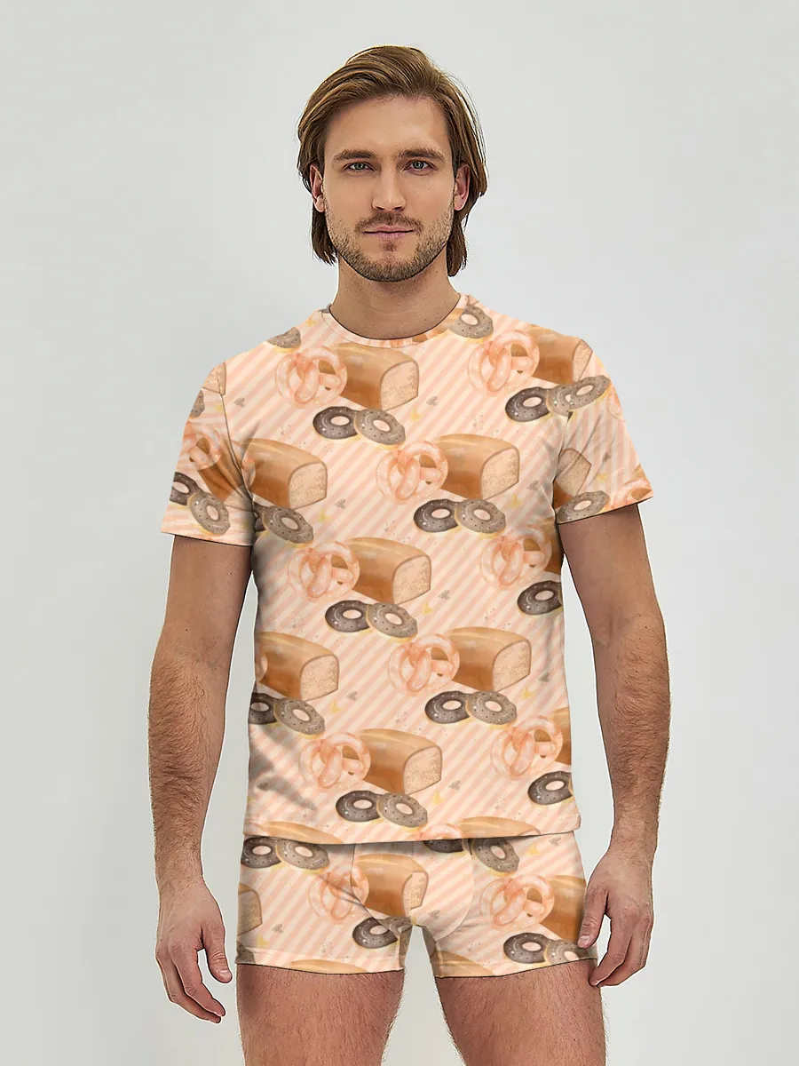 Мужские трусы с футболкой / Хлебобулочные изделия