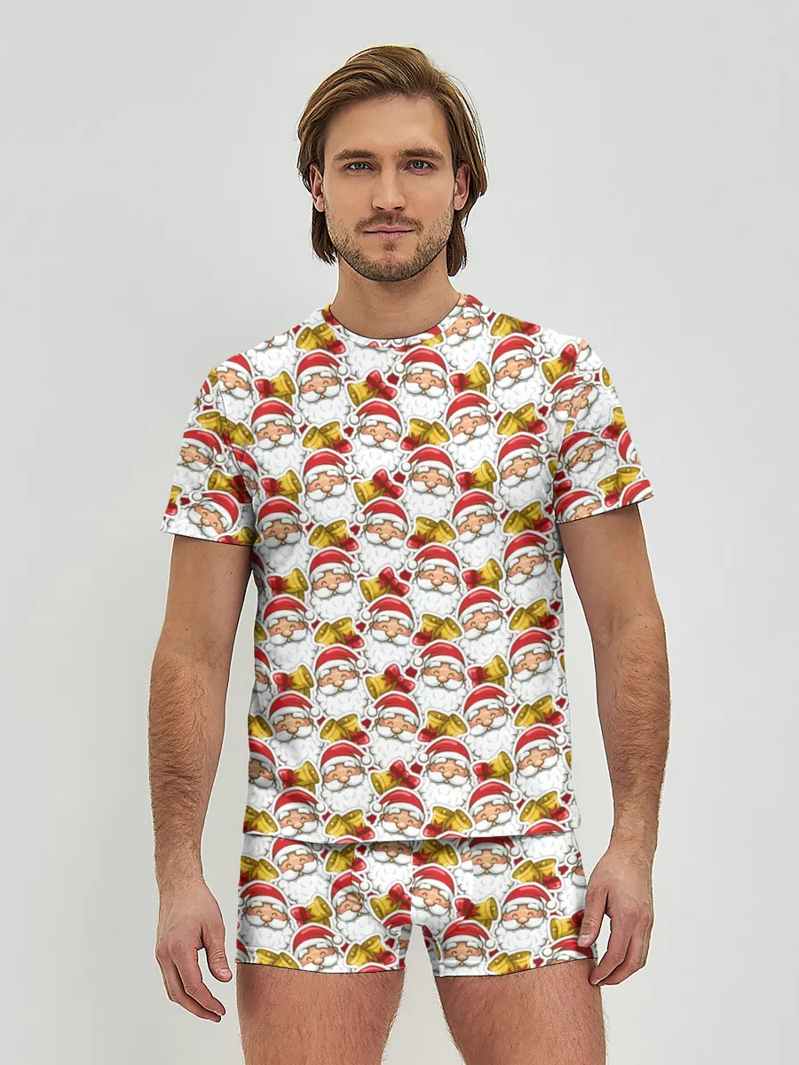 Мужские трусы с футболкой / Дед Мороз